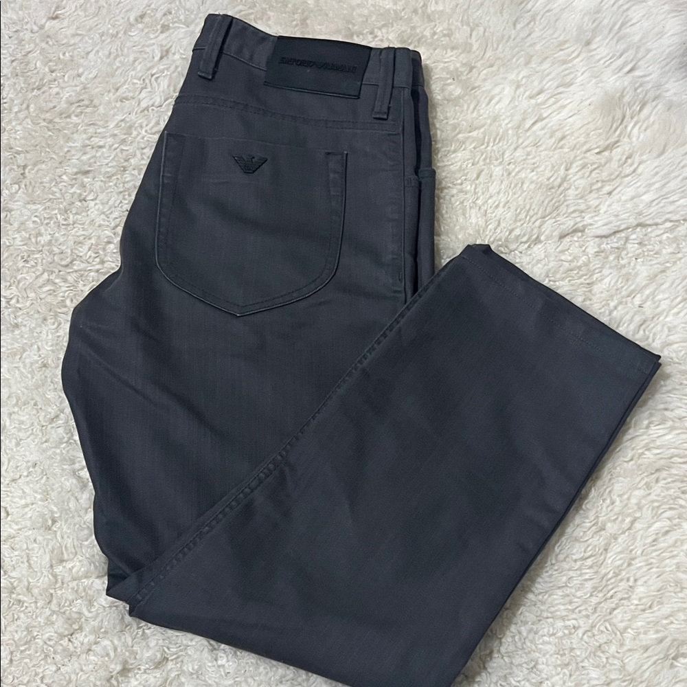 Emporio Armani Jonny Slim Fit Dark Gray Pants S34